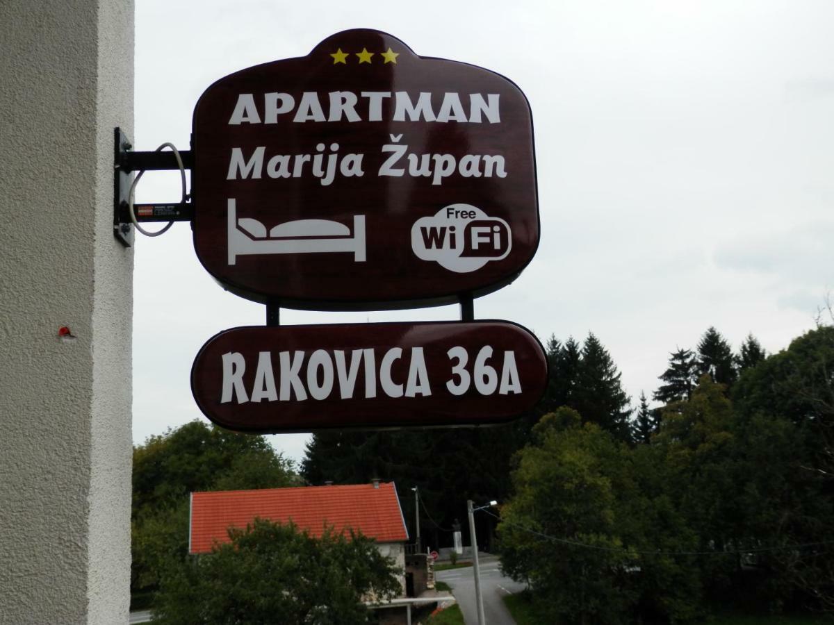 Apartment Marija Zupan Rakovica Dış mekan fotoğraf